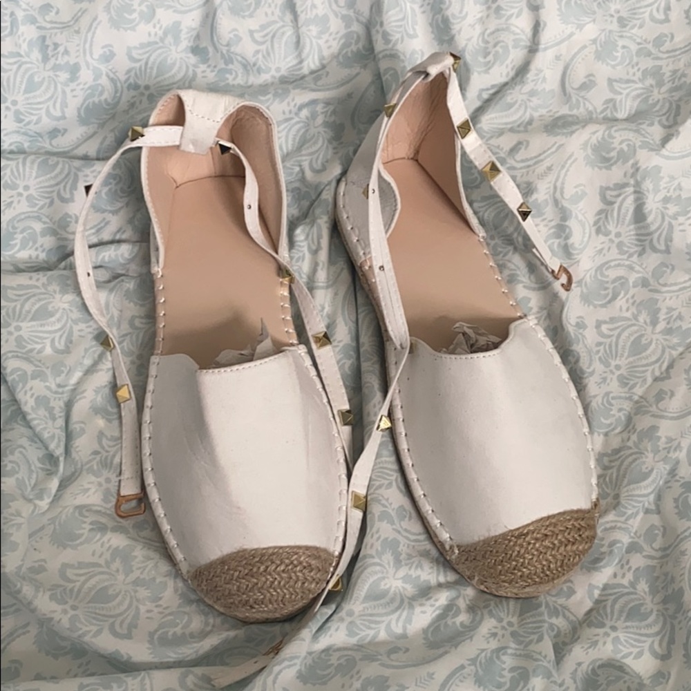White Espadrille